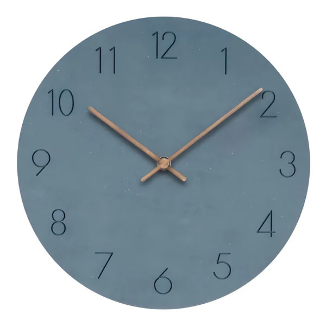 Horloge murale Nork en bois