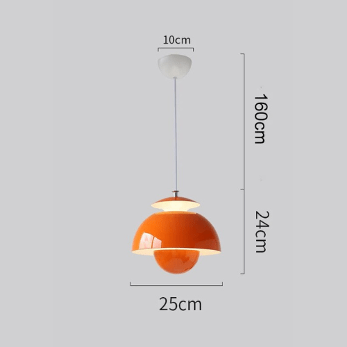Suspension DEL bouton de fleur