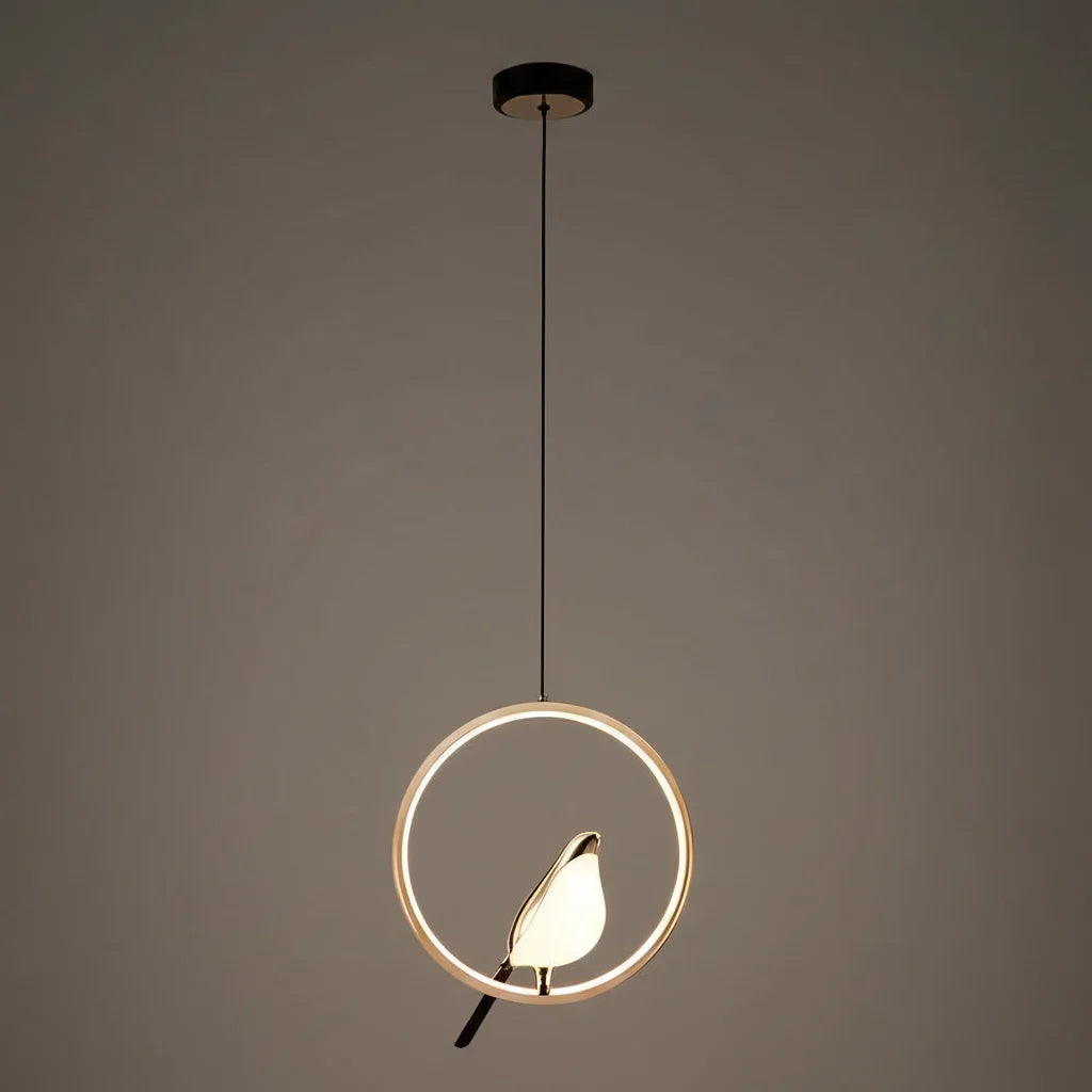 Suspension Magpie à motif oiseau