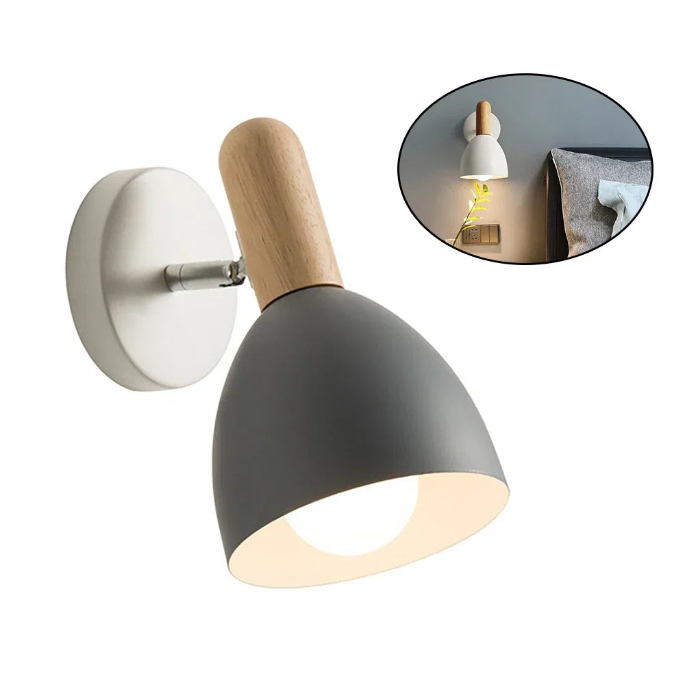 Applique nordique en bois orientable