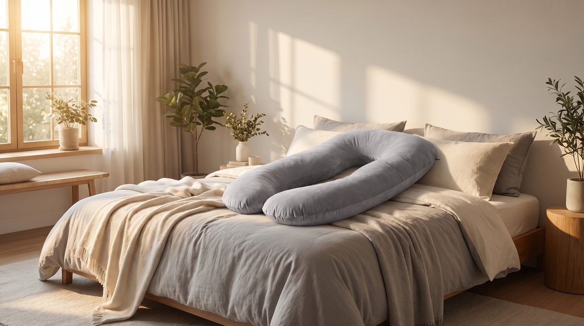 Coussin de grossesse en U