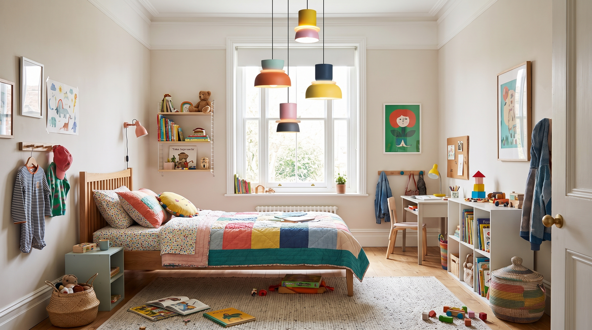 Suspension macaron pour chambre d'enfant