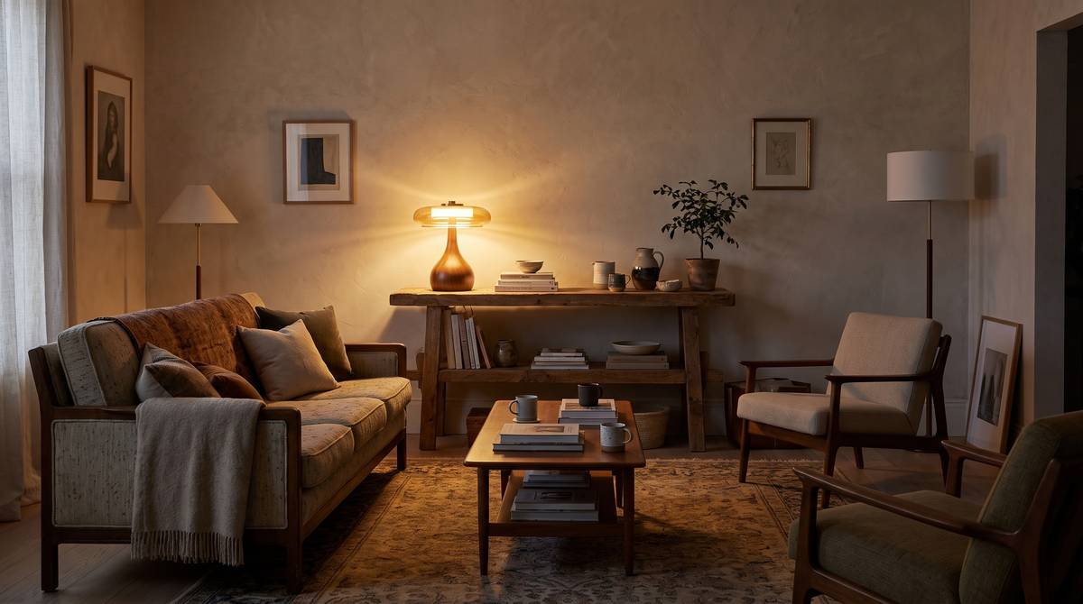 Lampe de table Andi en verre