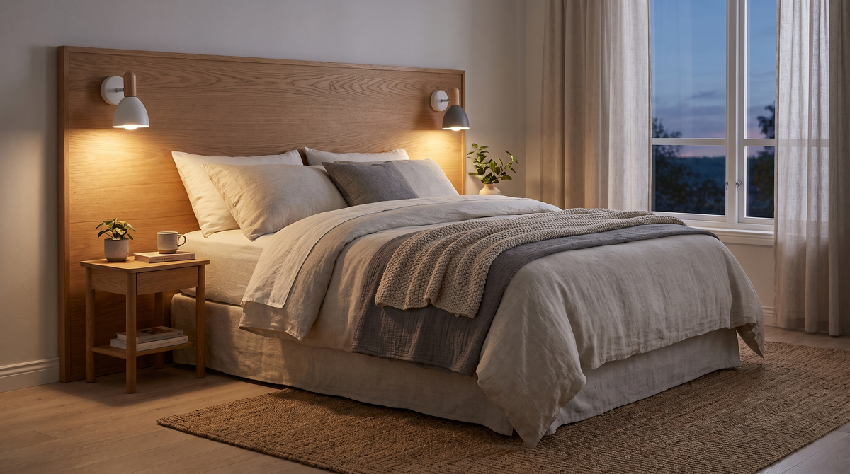 Applique nordique en bois orientable