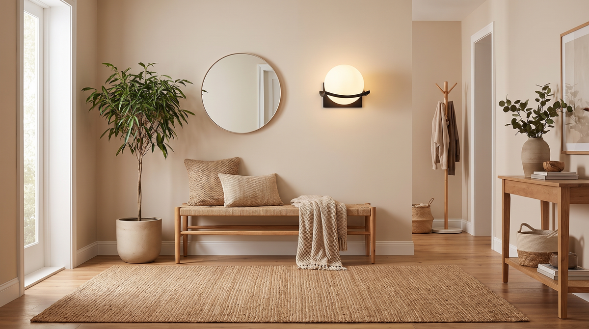 Applique murale Makar globe opalin