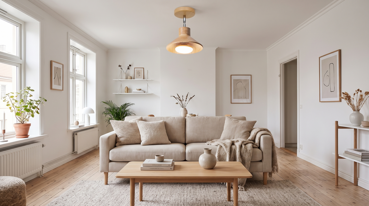 Plafonnier NordicWood en bois