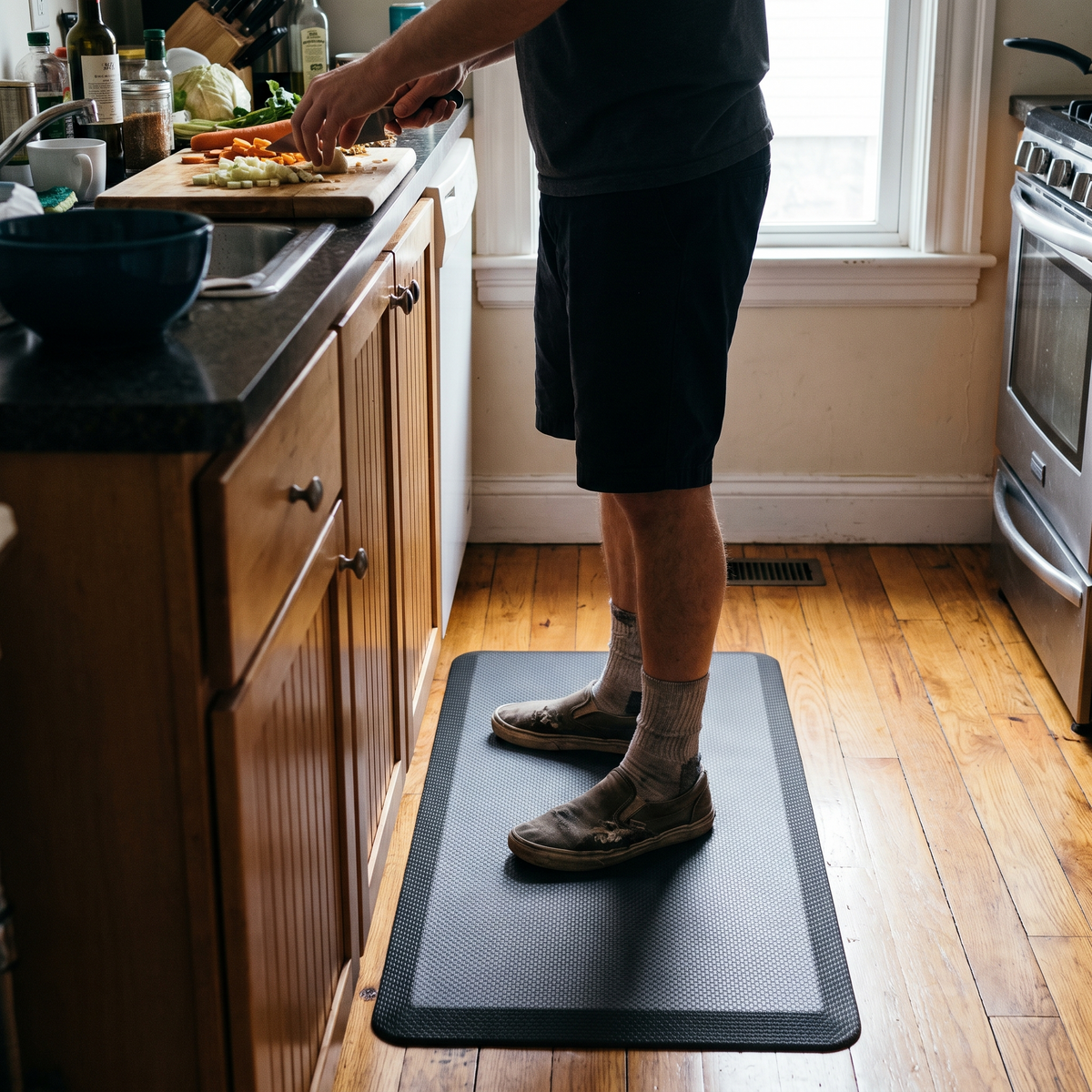 Tapis de cuisine antifatigue personnalisé