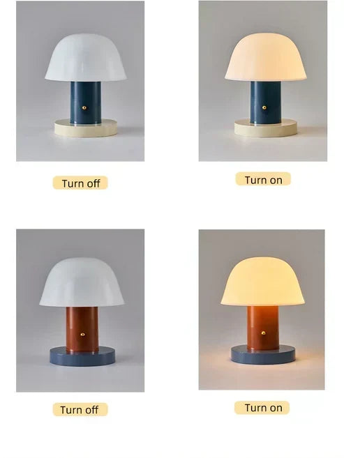 Lampe de table champignon