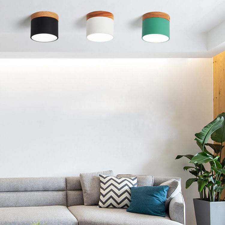 Plafonnier Macaron scandinave DEL