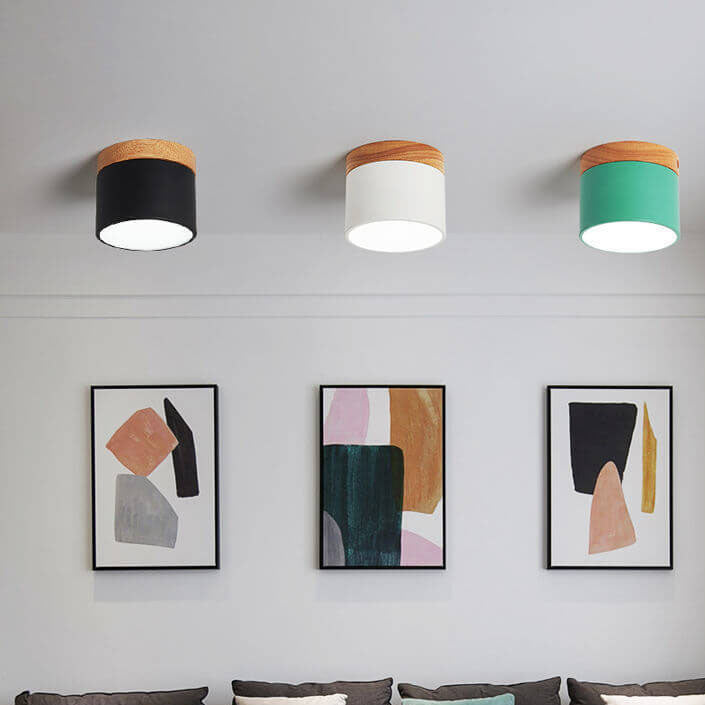 Plafonnier Macaron scandinave DEL