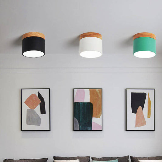 Plafonnier Macaron scandinave DEL