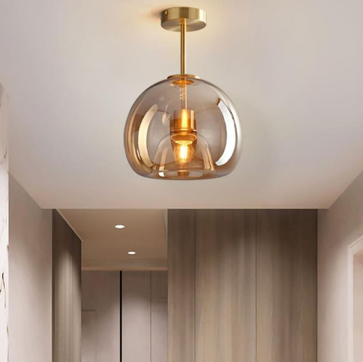 Plafonnier boule de verre Nordic