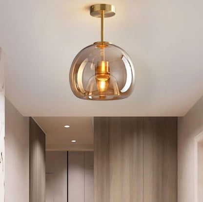 Plafonnier boule de verre Nordic
