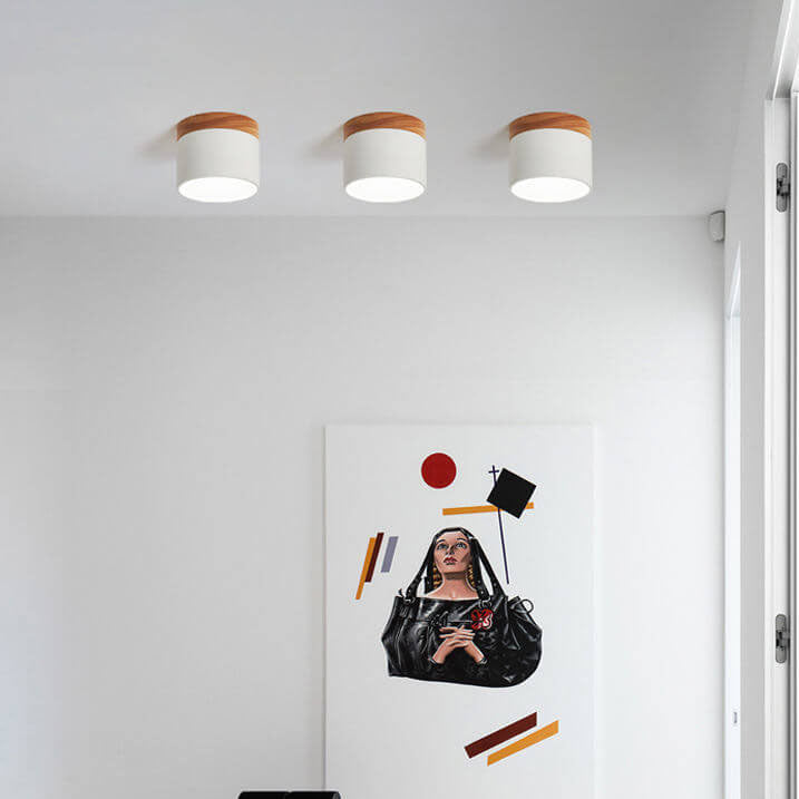 Plafonnier Macaron scandinave DEL