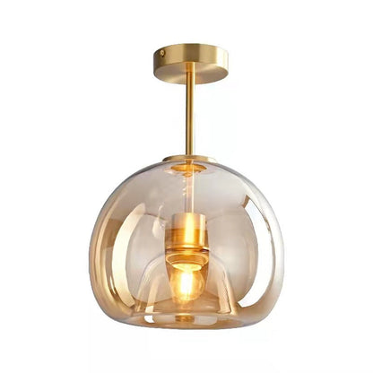 Plafonnier boule de verre Nordic