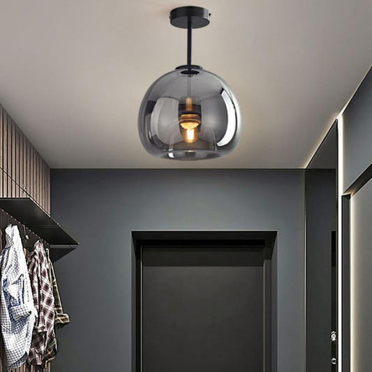 Plafonnier boule de verre Nordic