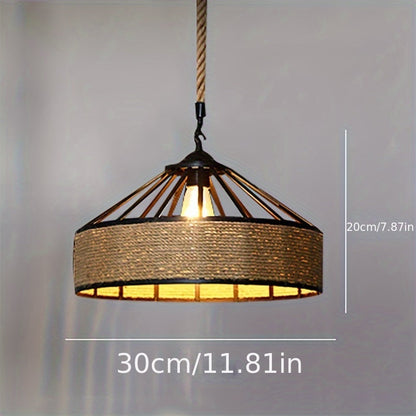 Suspension en corde de chanvre
