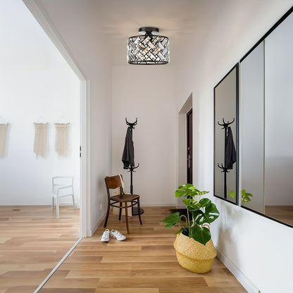 Plafonnier moderne en cristal