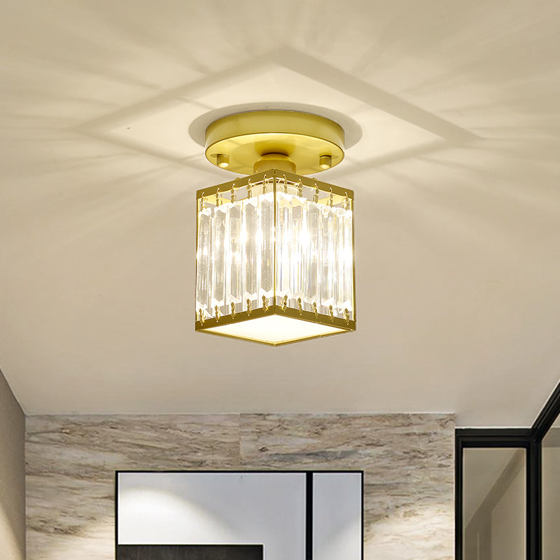 Plafonnier d'entrée en cristal