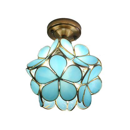 Plafonnier rétro fleur