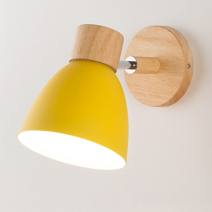 Applique minimaliste bois et fer