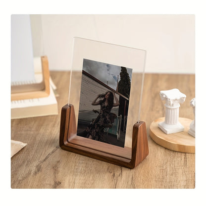 Cadre photo acrylique et bois