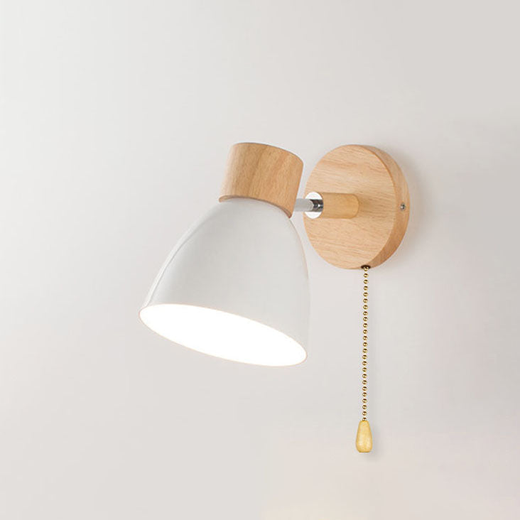 Applique minimaliste bois et fer