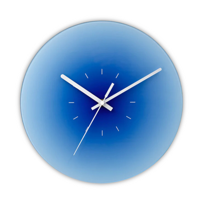 Horloge murale Sunset en verre