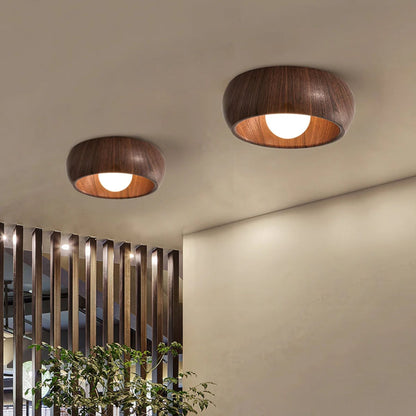 Plafonnier Albanora en bois