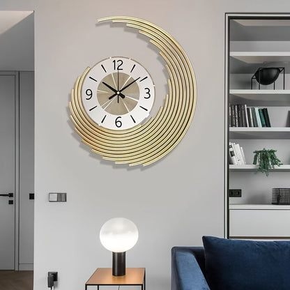Horloge murale 3D en métal