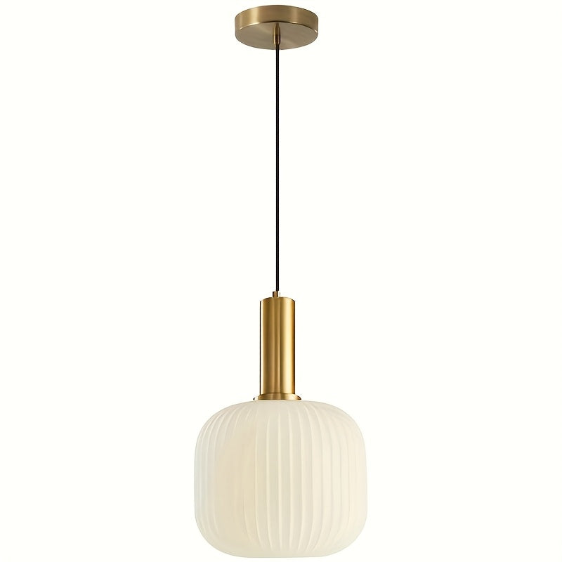 Suspension en verre nervuré