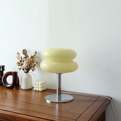 Lampe de table en verre italien