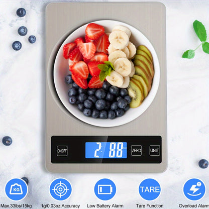 Balance de cuisine numérique 15 kg