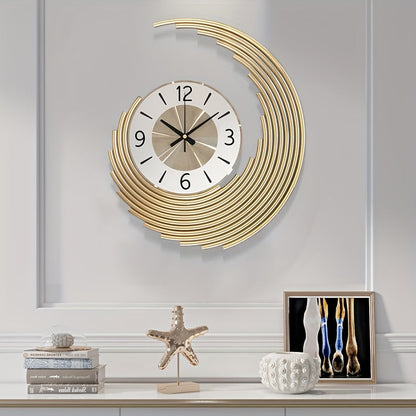 Horloge murale 3D en métal
