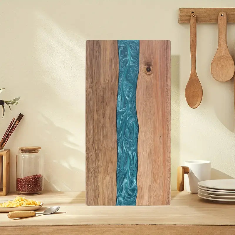 Planche rivière en résine et acacia