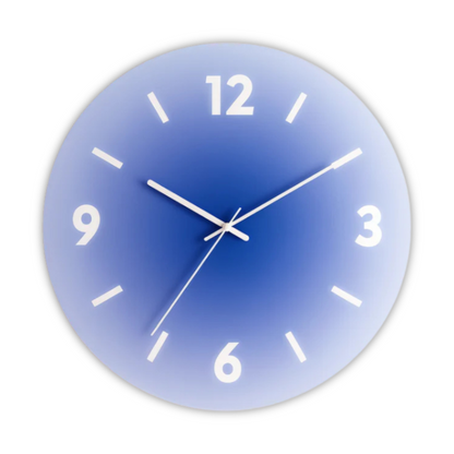 Horloge murale Sunset en verre