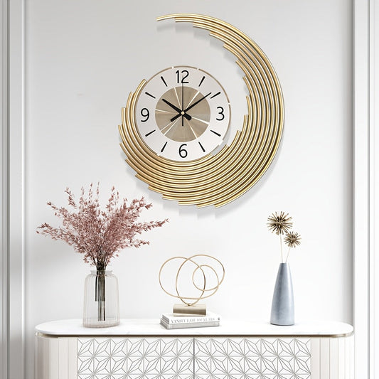 Horloge murale 3D en métal