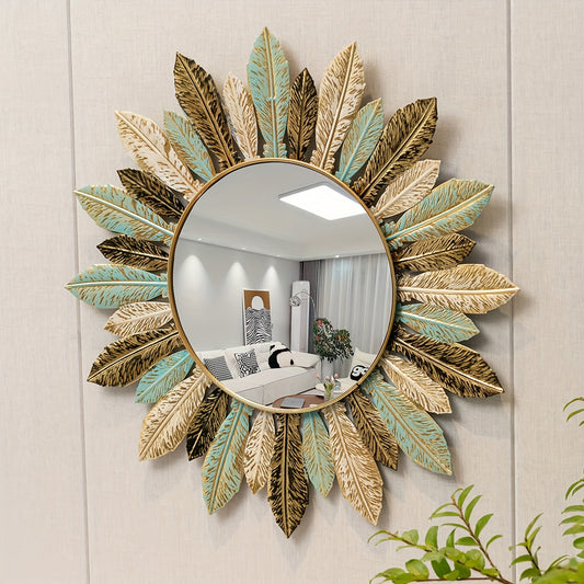 Miroir mural soleil bohème