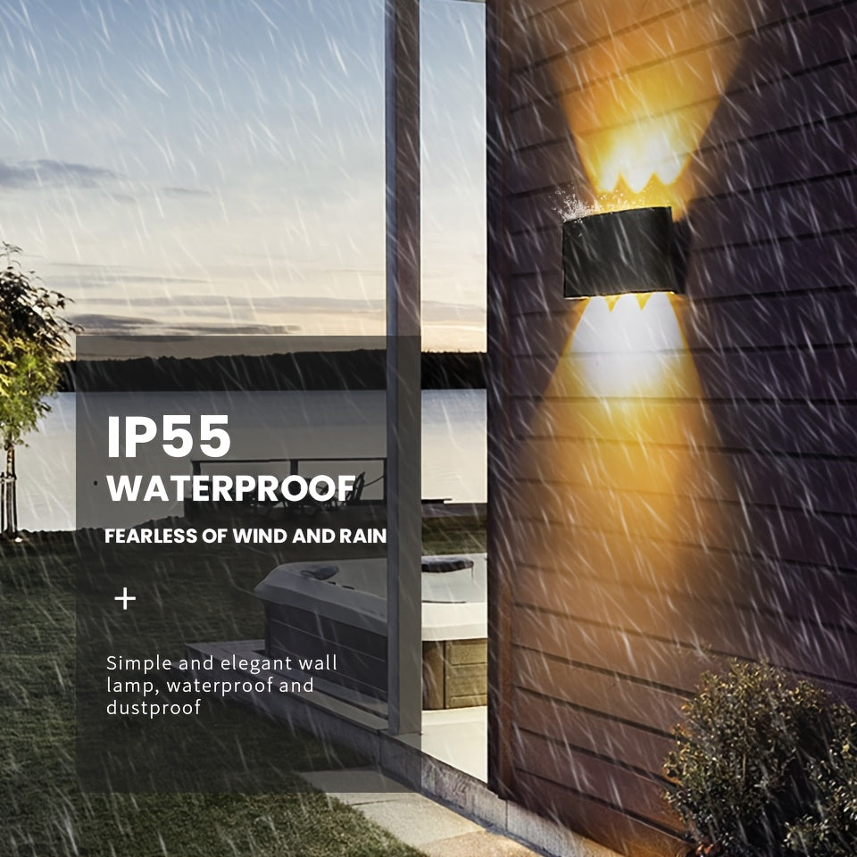 Applique DEL double faisceau IP55
