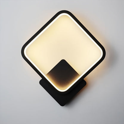 Applique DEL carrée à trois teintes