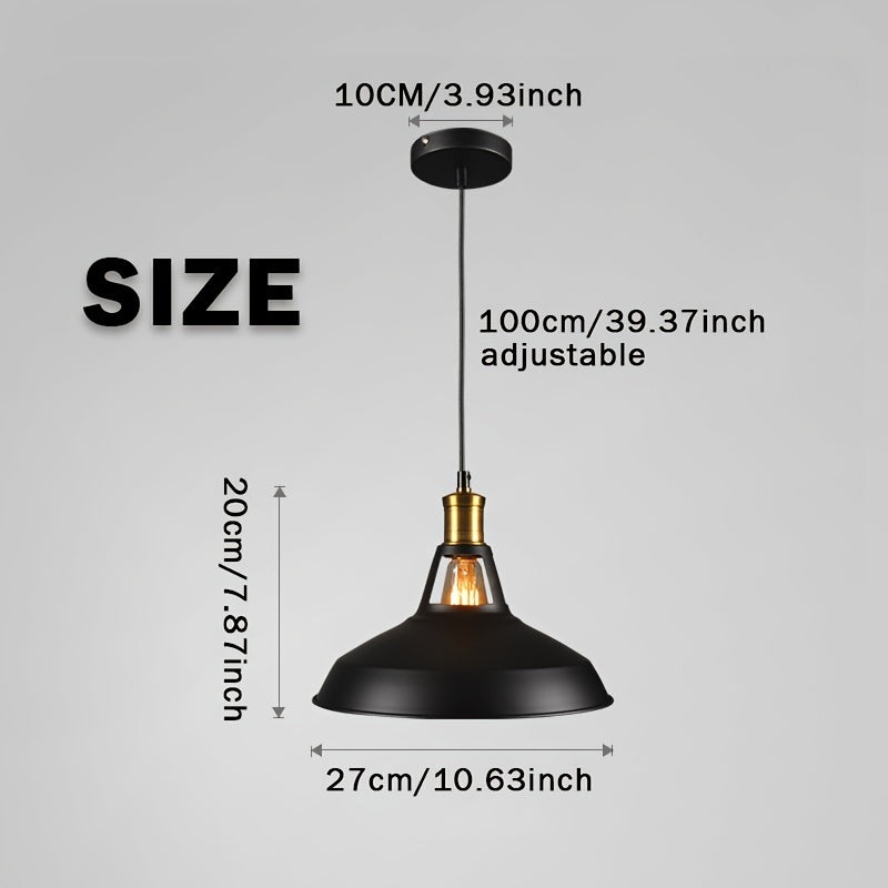 Suspension industrielle style loft