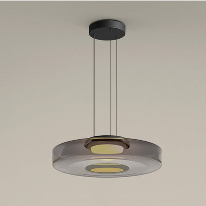 Suspension en verre style Bauhaus