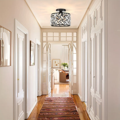 Plafonnier moderne en cristal