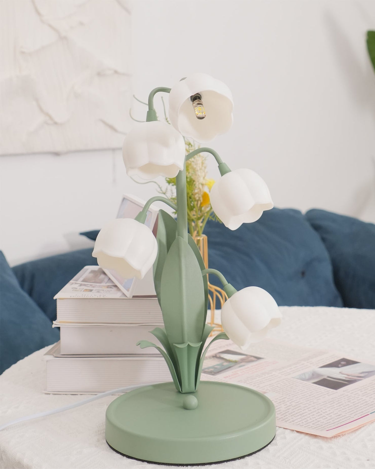 Lampe de table Bell Orchid tulipe
