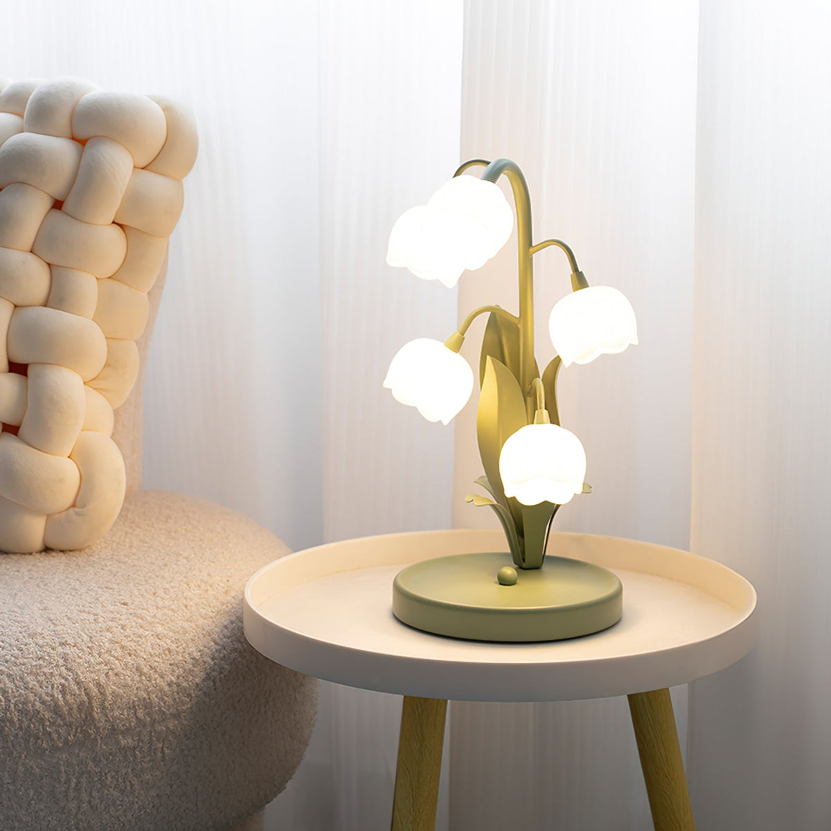 Lampe de table Bell Orchid tulipe