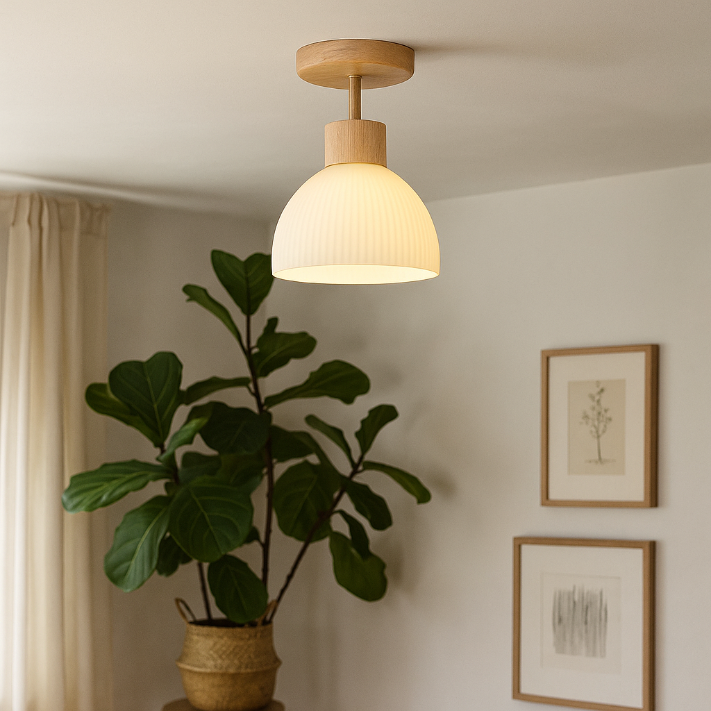 Plafonnier Ailse en bois