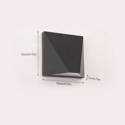 Applique extérieure noire DEL 5 W