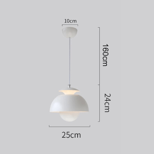 Suspension DEL bouton de fleur