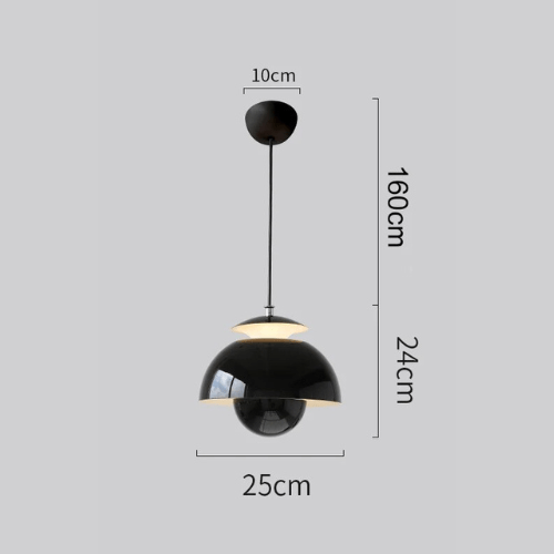 Suspension DEL bouton de fleur