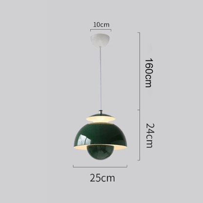Suspension DEL bouton de fleur